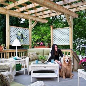 This Arlington, MA privacy deck changed the whole way these homeowners feel about their backyard.