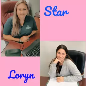 Star & Loryn, ready to help.