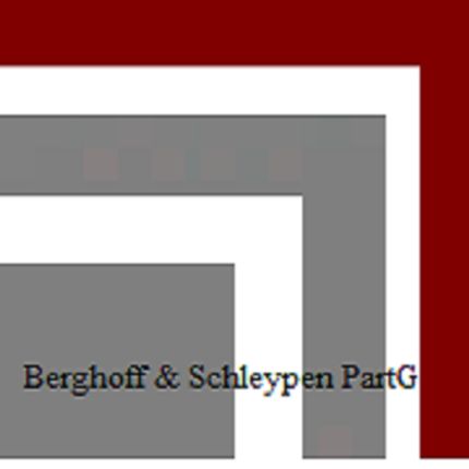 Logo de Berghoff & Schleypen PartGmbB, Kanzlei für Immobilienrecht
