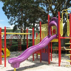 On-site playground at Seralago Hotel near Walt Disney World.