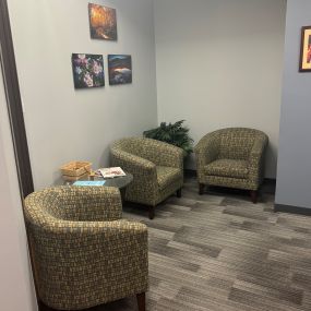 Our waiting area for any walk-ins or appointments. Please contact us at 303-979-5362!