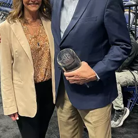 While representing Allstate at the 2023 SEC basketball tournament I had the absolute pleasure of meeting Butch Feher of Vanderbilt University. It was such an exciting moment as an Allstate agent.