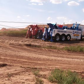 T Miller Wrecker Service prides itself on offering top quality customer service. We provide a wide assortment of services with our large fleet of wreckers and other towing and recovery equipment. These services include such things as:

1. Light and medium towing and recovery include towing lightweight and medium-weight vehicles, as well as providing recovery services for these sizes of vehicles. Whether you have a flat tire, broken down car, or a vehicle that has just been in an accident, call u