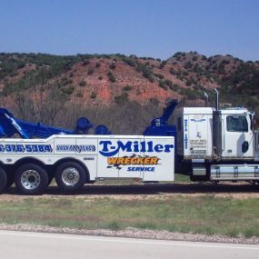T Miller Wrecker Service prides itself on offering top quality customer service. We provide a wide assortment of services with our large fleet of wreckers and other towing and recovery equipment. These services include such things as:

1. Light and medium towing and recovery include towing lightweight and medium-weight vehicles, as well as providing recovery services for these sizes of vehicles. Whether you have a flat tire, broken down car, or a vehicle that has just been in an accident, call u