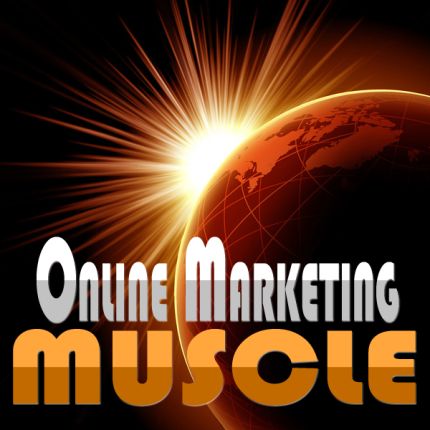 Logo da Online Marketing Muscle