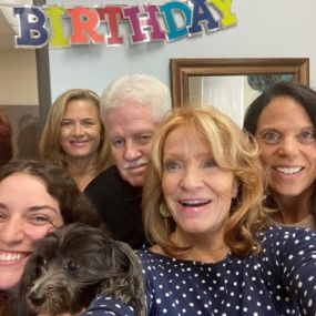 We were excited to celebrate the birthday of our staff member, and Personal Finance Representative, Rachel Taylor. Even our dogs Samson and Scarlet joined us to celebrate.