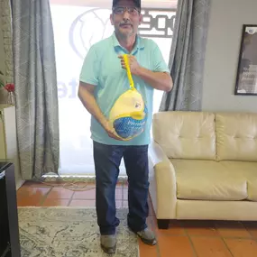 Carlos Ordonez Thanksgiving giveaway winner