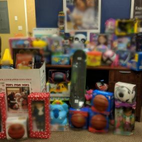 Our Allstate agency was proud to show our support for Toys for Tots, in 2016.
