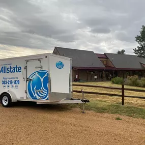 Setup at Barr Lake for an outdoor event!