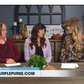 Shonie speaking on KUTV for Allstate Foundation Purple Purse Program providing a financial empowerment curriculum and funds for domestic violence survivors.