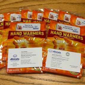 Handwarmers for the annual Soldotna Chamber Christmas Tree Lighting.