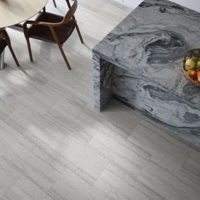 Haisa Blue is a cool grey-toned marble with a honed finish