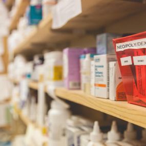Unlike many other pet hospitals, Heritage Animal Hospital offers a fully stocked, in-house pharmacy that carries a wide variety of common prescriptions/medications, inject-able products, and flee/tick treatments.