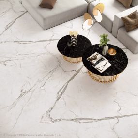 Delicatus White granite has a clean, white background with black biotite crystals, giving this stone a contemporary look.