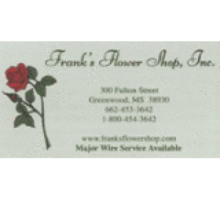 Logo fra Frank's Flower Shop