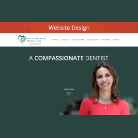 website design sample - Woodland Hills Dental Care