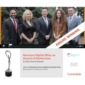 2017 Communicator Awards Distinction for Best Business to Business Video - Elite Clinical Network