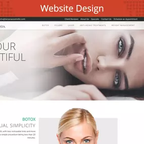 Website Design - Tarzana Cosmetic