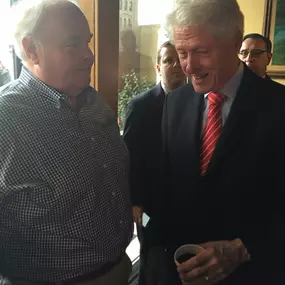 Bill Clinton with Michael J. Foley of Foley Law Firm | Stroudsburg, PA