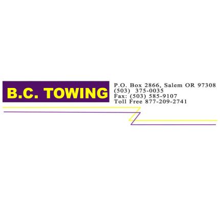 Logo from B.C. Towing Inc