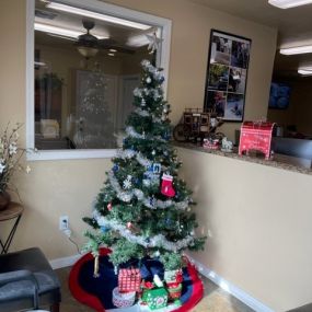 When you stop in our Allstate agency, we hope you feel the holiday spirit! Our team has decorated our tree.