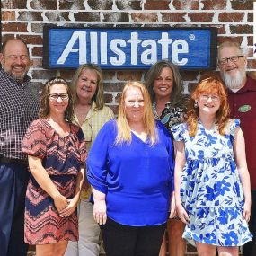 TUBB ALLSTATE INSURANCE AGENCY is celebrating 25 years in business.
Ronald, Sue Ellen, Jeff, Elizabeth, Diana, Danielle, and Jessica