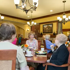 At Lilydale Senior Living, our residents enjoy safety, security, and peace of mind as they age in place. Our experienced staff help plan social and recreational events as well as assisting in healthcare, personal care, and household tasks.