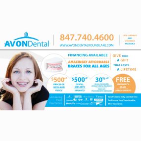 Orthodontics: Avon Dental of Round Lake Beach, IL Dental Discount and Savings for Summer 2018 Side 2