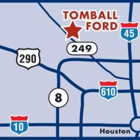 Tomball Ford is located near Houston, Texas.