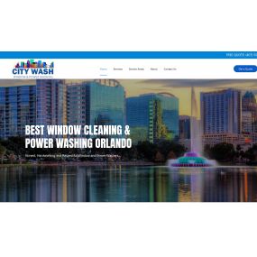 Window Washing website design