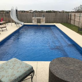 Contact our pool experts today for an estimate on in-ground fiberglass pools!