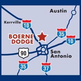 Boerne Dodge Chrysler Jeep is located near San Antonio, Texas.