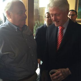 Bill Clinton and Michael J. Foley of Foley Law Firm | Scranton, PA