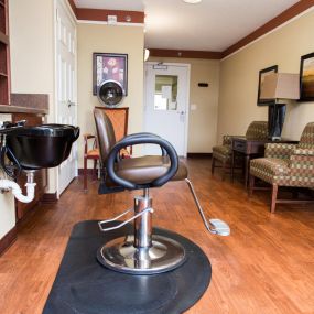 A Beauty Salon and Barber Shop are included in your new home at Summit Hill Senior Living!