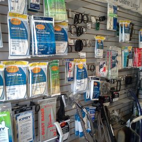 We sell belts, bags, filters and more for your vacuum.