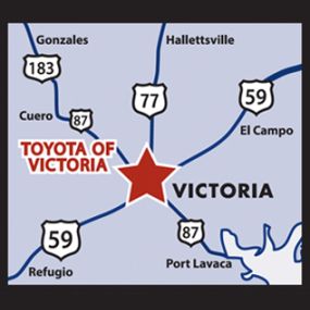 Toyota of Victoria is accessible from all major freeways.