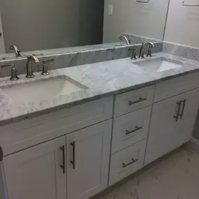 The top choice in Johns Creek and surrounding areas for kitchen and bathroom remodeling, countertop installation, basement renovations, flooring installation, and more!  Contact us today or stop by our showroom!