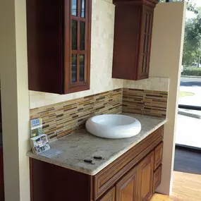 The top choice in Johns Creek and surrounding areas for kitchen and bathroom remodeling, countertop installation, basement renovations, flooring installation, and more!  Contact us today or stop by our showroom!