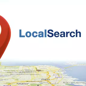 Map in icon representing local search results.