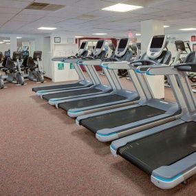 Full service health club & fitness center at Westford Regency Inn & Conference Center