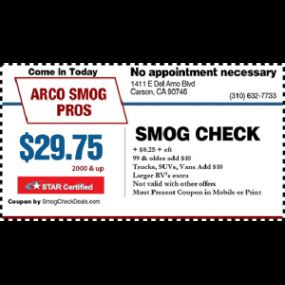 Smog Check Low Price