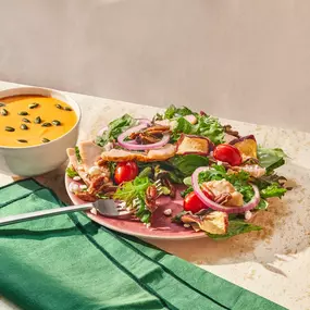 Fuji Apple Chicken Salad & Autumn Squash Soup You Pick 2