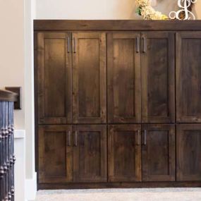 At McChesney Cabinets, our specialists are well trained in building and installing custom cabinets to match any size, form, and style your home or office may have.