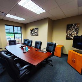 Conference room at our personal injury law office in Gurnee, IL