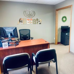 Office Reception Area.