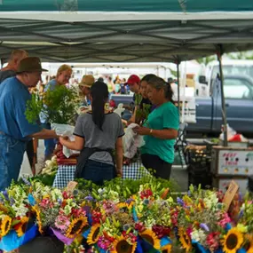 At the Maple Grove Farmers Market, we also feature our customer loyalty rewards program. Frequent shoppers will receive rewards for their 