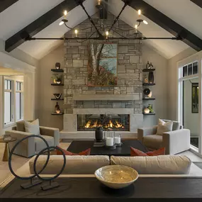 Create unforgettable entertaining spaces with Wooddale Builders Inc.'s custom great room designs.