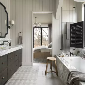 Experience serenity through sleek lines, soft light, and handcrafted finishes