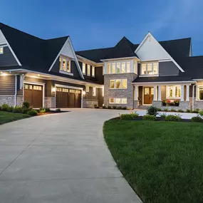 Architectural harmony meets striking curb appeal.
