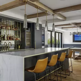 Entertain in style with a custom wet bar or wine lounge built for luxury living.